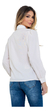 Camisa Social Feminina Listrada Com Gola Alta Básica Premium