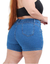 Shorts Jeans Feminino Plus Size Com Brilhos Moda Verão Promo - comprar online