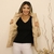 Jaqueta Puffer Em Couro Eco Com Capuz Pelinho Removivel