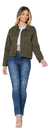 Imagem do Jaqueta Jeans Feminina Botões Forrados