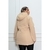 Imagem do Parka Feminina Plus Size Com Capuz Removível