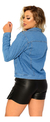 Jaqueta Jeans Feminina Com Strass - comprar online