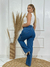 Calça Cargo Jeans Feminina Cintura Alta Wide Leg na internet
