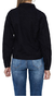 Jaqueta Jeans All Black Botão Forrado Moda Premium - Supermulti