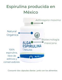 Alga Spirulina Hadosbiotec, 100 cápsulas en internet