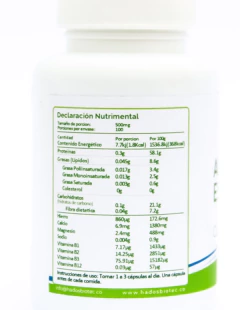 Alga Sprirulina-Chlorella Hadosbiotec, 100 cápsulas - tienda en línea
