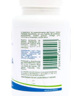 Imagen de Alga Spirulina Hadosbiotec, 100 cápsulas