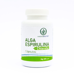 Alga Sprirulina-Chlorella Hadosbiotec, 100 cápsulas - comprar en línea