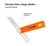 Escuadra falsa acero mango pl stico 8" (14382) - comprar online