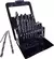 LQ JUEGO MECHA ACERO RAPIDO HSS 19 PIEZAS (1 A 10MM) (JMHSS19PZ-9)