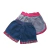 Kit Dois Shorts Jeans Infantil Bebe Feminino Blogueirinha - comprar online