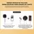 Microfone Bluetooth S/ Fio Tws Maono Mkp100 Youtuber Karaokê - Cyber Mix Guaratinguetá