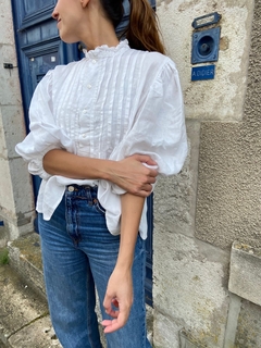 Camisa Manga Globo Off white - comprar online