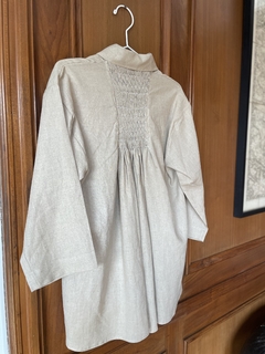 Camisa Over Linen blend