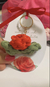 10 CARTÃO MARCA PÁGINA + CHAVEIRO DE ROSA - Mahelô Design