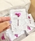 25 mini tag 7x10 + buque de flores
