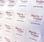 50 adesivos 3x3 cm personalizados com logo