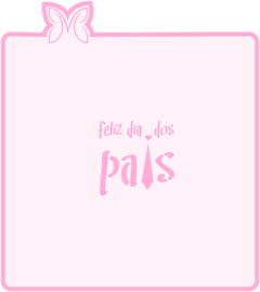 Estêncil Feliz dia dos Pais Gravata