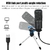 Microfones condensadores usb profissionais para pc computador portátil cantando jogos streaming estúdio de gravação youtube vídeo microfon - magazine