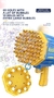 Bubble Gun Rocket 69 Buracos Bolhas de Sabão Metralhadora Forma Metralhadora Automática Com Brinquedos Leves Para Crianças Pomperos Presente Dia Das Crianças - comprar online