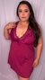 Camisola Paty Vaz Dark red Plus Size