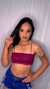 Top faixa Dark red