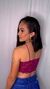 Top faixa Dark red - comprar online
