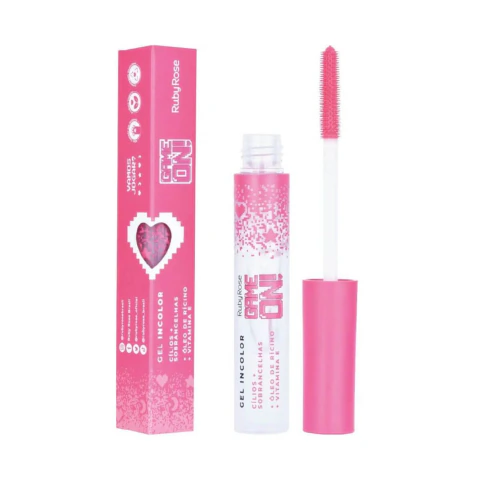 Gel Incolor Para Cílios e Sobrancelhas Game On Ruby Rose
