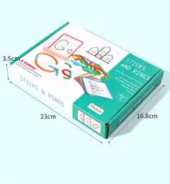 Imagem do Quebra-cabeças criativos de madeira para crianças, jogo de inteligência, brin