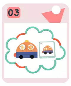 Quebra-cabeças criativos de madeira para crianças, jogo de inteligência, brin - Planeta Pequeno