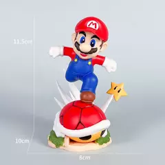 Handmade Super Mario Run Bar Anime, Ornamento Desktop, Mini Cena Quadrada, Model