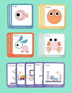 Imagem do Quebra-cabeças criativos de madeira para crianças, jogo de inteligência, brin