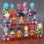 kIT 16 Boneco Dragon Ball Goku Vegeta Majin Boo Freeza Gohan Gotenks Broly Action Figure Miniaturas Dragonball