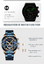 CURREN New Fashion Watches with Stainless Steel Top Brand Luxury Sports Chronograph Quartz Watch Men Relogio Masculino - loja online