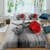 Red Rose Bedding Set Duvet Cover Polyester Comforter Cover Pillowcase Double King Queen Twin Single 3/2PCS Flower Quilt Cover - Borges Importados