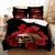 Imagem do Red Rose Bedding Set Duvet Cover Polyester Comforter Cover Pillowcase Double King Queen Twin Single 3/2PCS Flower Quilt Cover