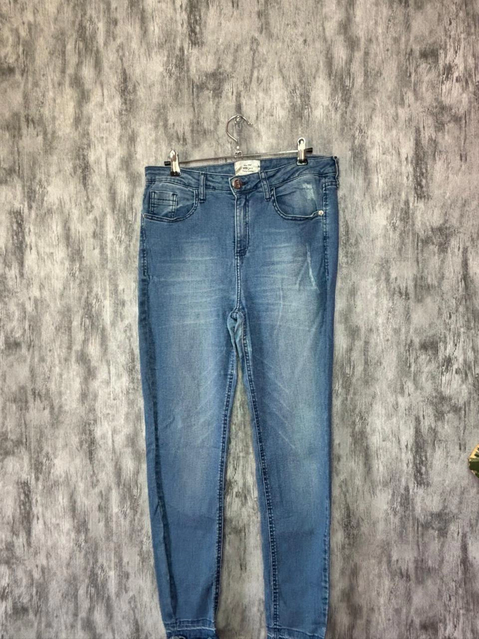 Calça Jeans Mid Whiskering Wash