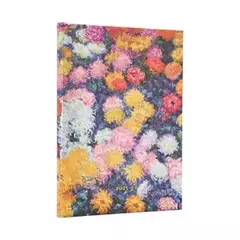 CUADERNO RAYADO Crisantemos de Monet MIDI - comprar online