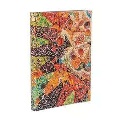 CUADERNO RAYADO Sol de Gaudí tapa dura MIDI - comprar online