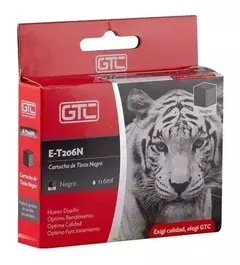 CARTUCHO GTC EPSON 206/207 NEGRO - comprar online