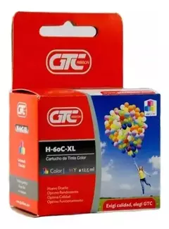CARTUCHO GTC HP 60C XL COLOR