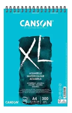 Block Canson XL Aquarelle A4 300gr 30hojas