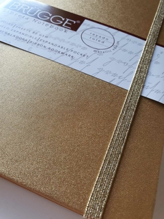 LIBRETA BRUGGE EXPLORA METALIZADA 13X21 RAYADA - comprar online
