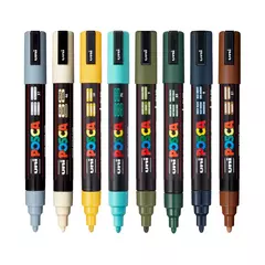 MARCADO POSCA 5M SET X8 EARTH - comprar online