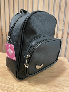 Mochila chica de ecocuero