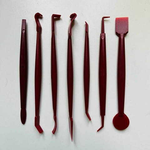 Kit Set Espatulas Ploteo Polarizado Vinilo X 7pc Profesional