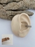 Piercing conch com haste reta