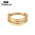 Argola em titânio PVD GOLD