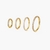 Argola Em Titânio PVD GOLD Para Umbigo - comprar online