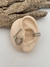 Piercing conch com haste reta